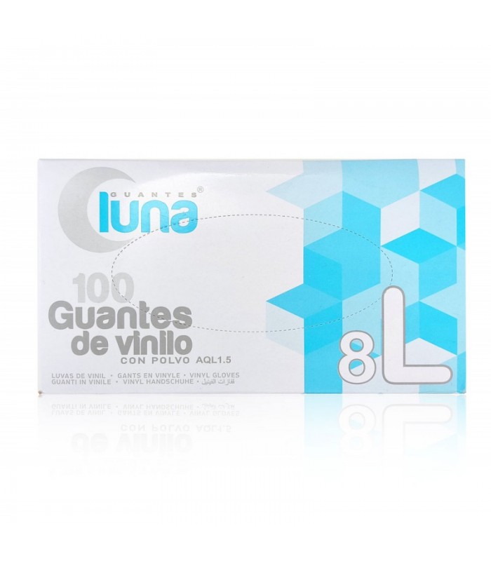 GUANTES DE VINILO CON POLVO