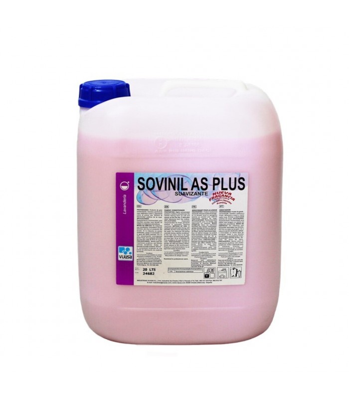 SUAVIZANTE SOVINIL AS PLUS ROSA 20 LT VIJUSA