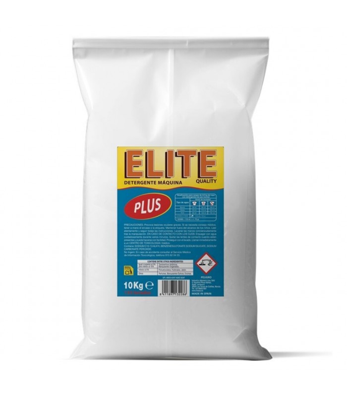 SACO DETERGENTE EN POLVO ELITE PLUS 10 KG