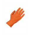 Guante Nitrilo Naranja SUPERGRIP Globe Troter 100 uds DIAMANTADO