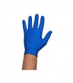 GUANTES DE NITRILO AZUL SIN POLVO DERM HD 5 gr 100UDS