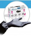 GUANTE DE NITRILO SIN POLVO NEGRO DERM BLACK 3,5 gr 100 Uds